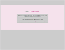 Tablet Screenshot of firefly.linklaters.com